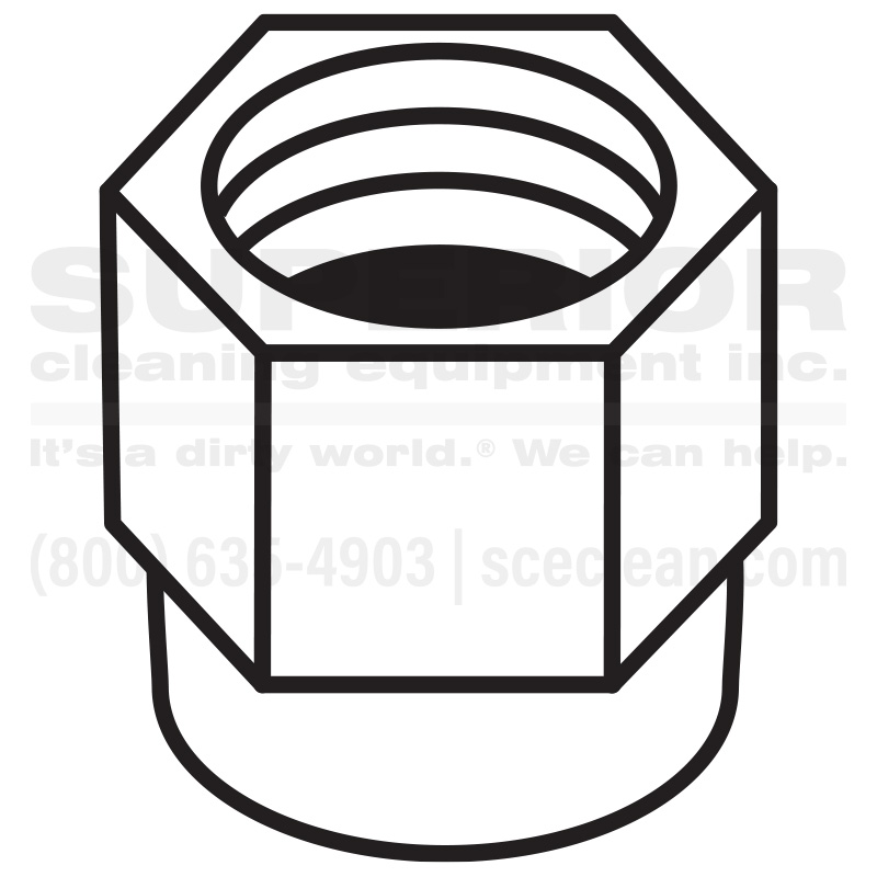 Nut, 10/32", ESNA, SS — 8.718860.0