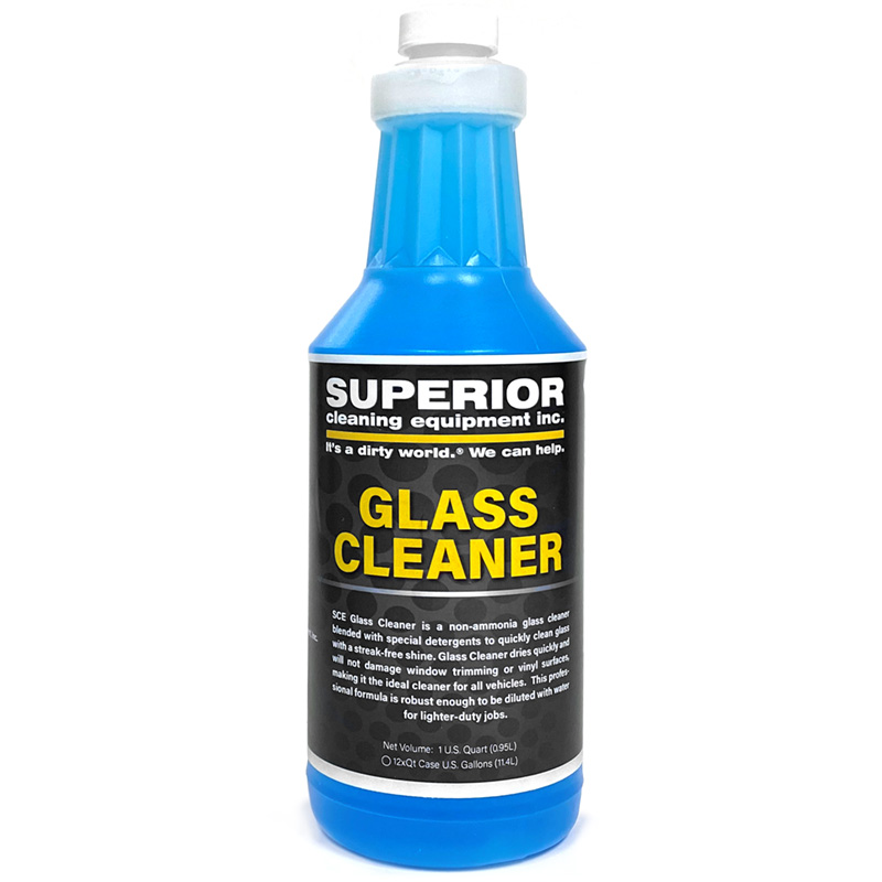 SCE Glass Cleaner, Cleans With A Streak Free Shine