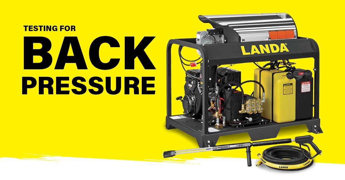 Testing For Back Pressure — Superior Cleaning Equipment