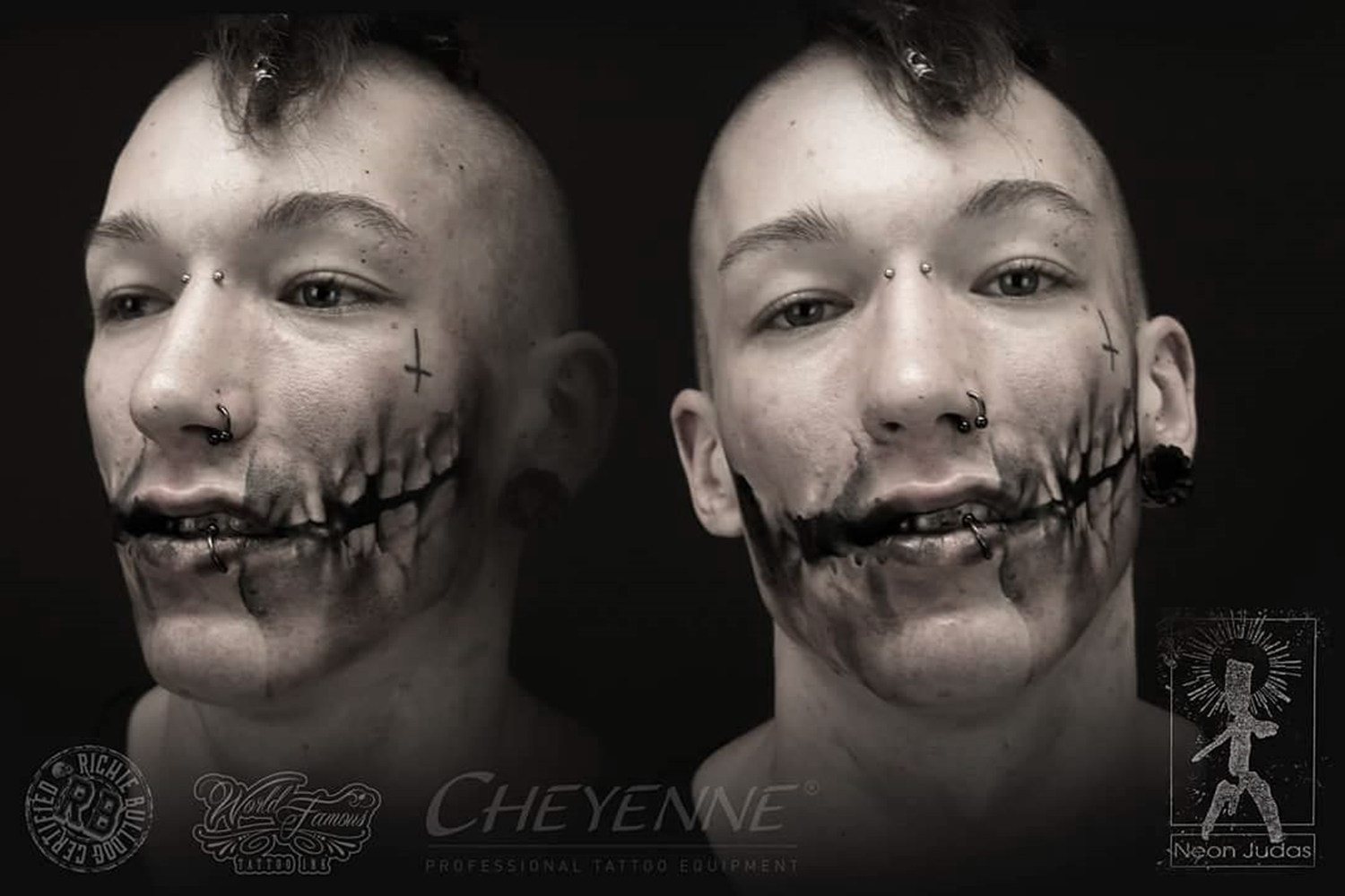 Nightmarish Tattoos: An Interview With Dark Artist Neon Judas – Scene360 1000_x_1500_jpg