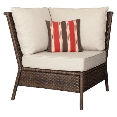 Thresholdtm Belvedere 4 Piece Wicker Patio Conversation Set