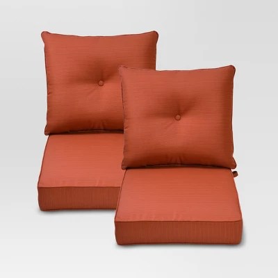 Folwell 2pk Deep Seat/Back Cushion Seafoam Threshold™ eBay