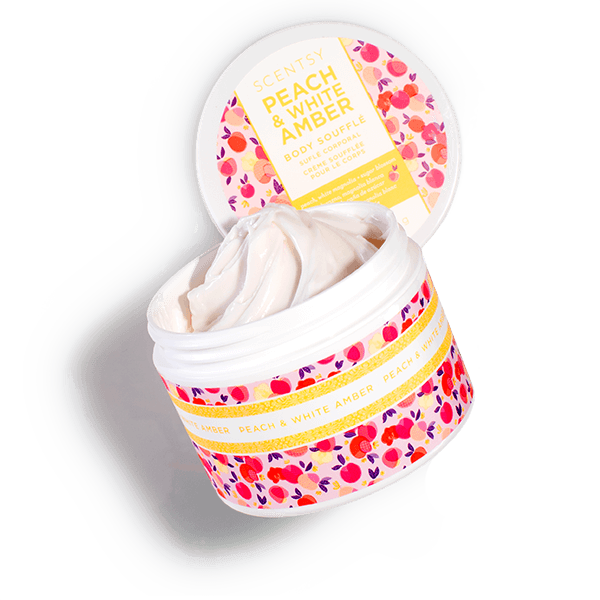 PEACH WHITE AMBER BODY SOUFFLE Scentsy® Online Store