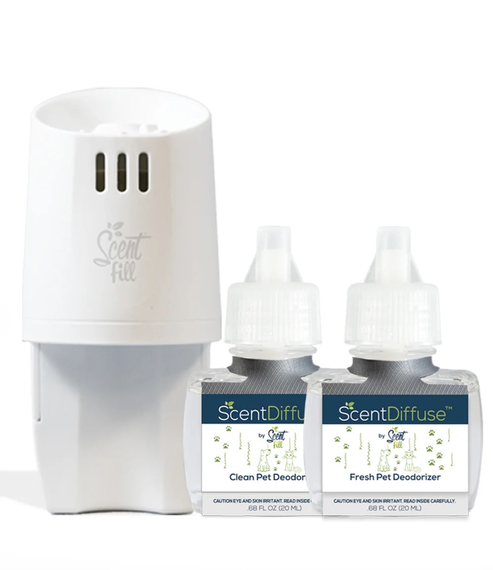 Customizable ScentDiffuse™ Pet Odor Deodorizing Air Freshener Starter