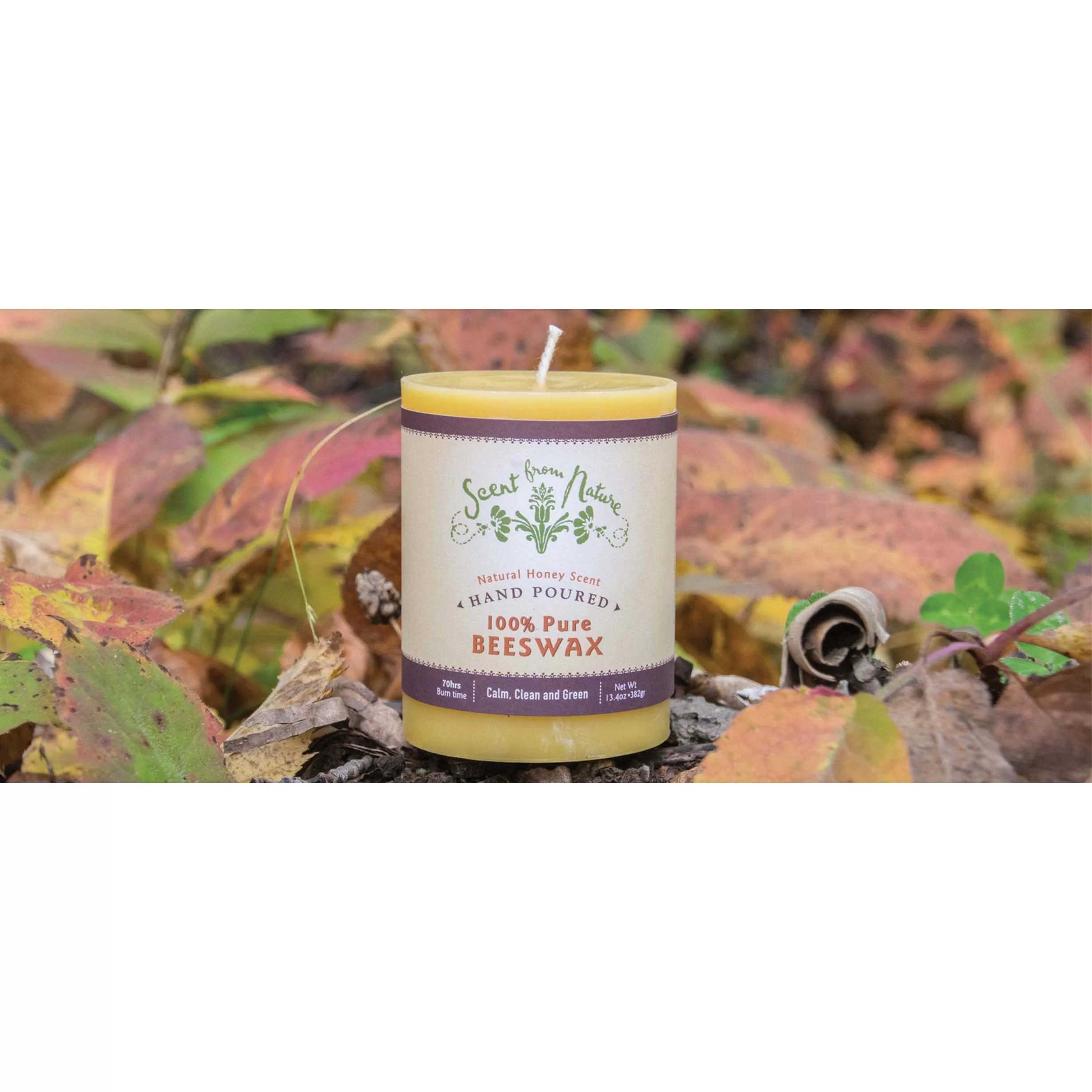 Scent from Nature Pure Beeswax Candles Minnesota Solar Energy Crafted
