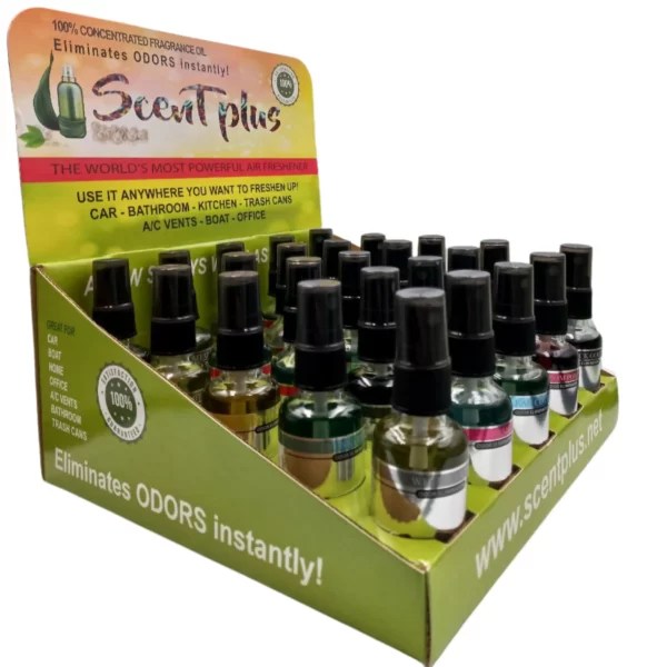 Scent Plus Air Freshener Display Case with 12 Assorted Fragrance