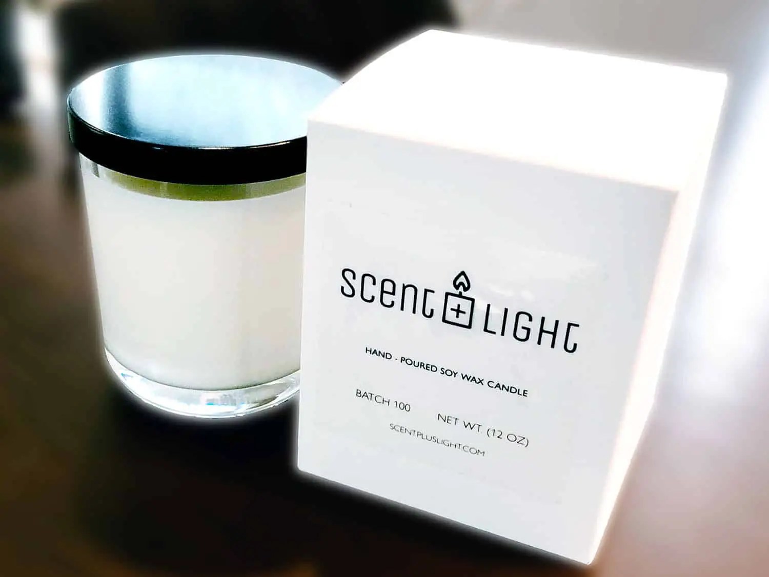 12 Ounce Soy Candle Scent + Light