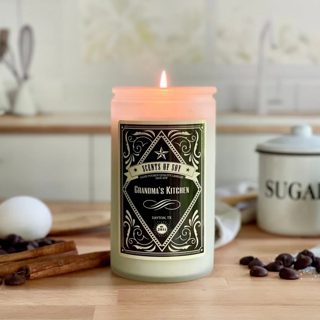 Grandma's Kitchen Rustic Soy Candle Scents of Soy Candle Co.