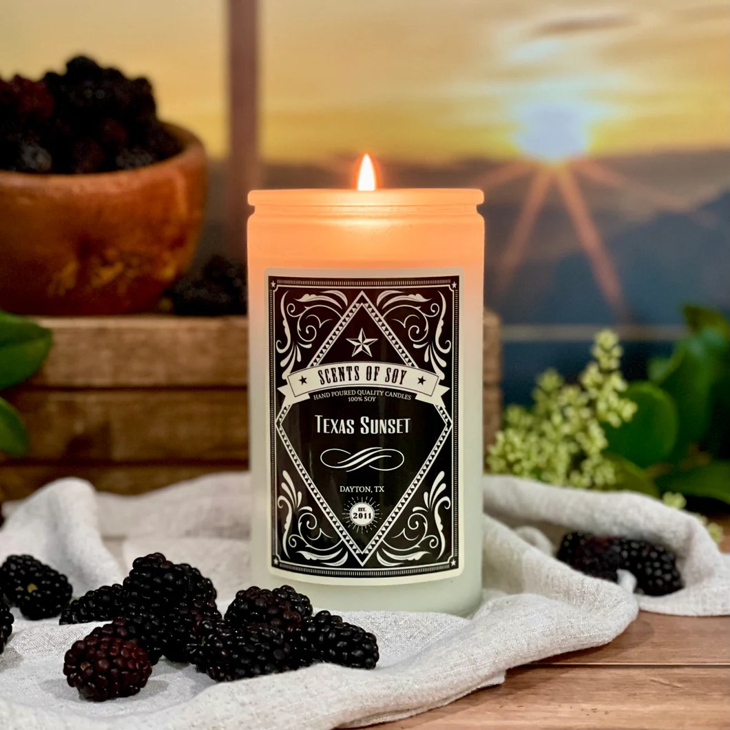 Texas Sunset Rustic Soy Candle Scents of Soy Candle Co.