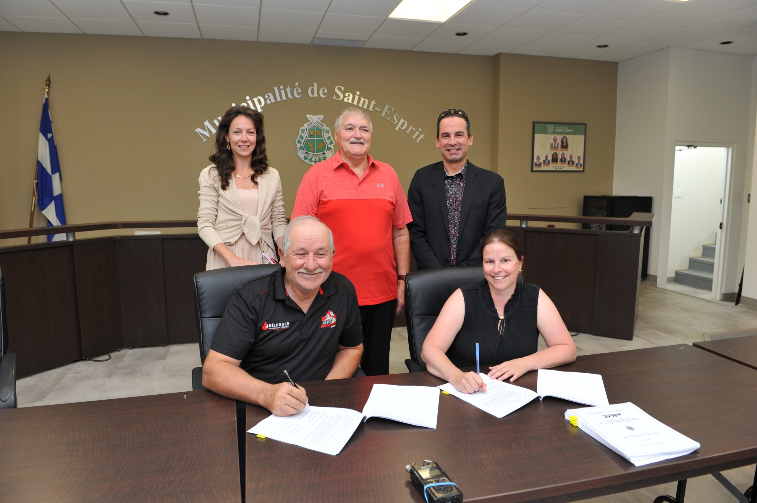 Nouvelle convention à la Municipalité de SaintEsprit