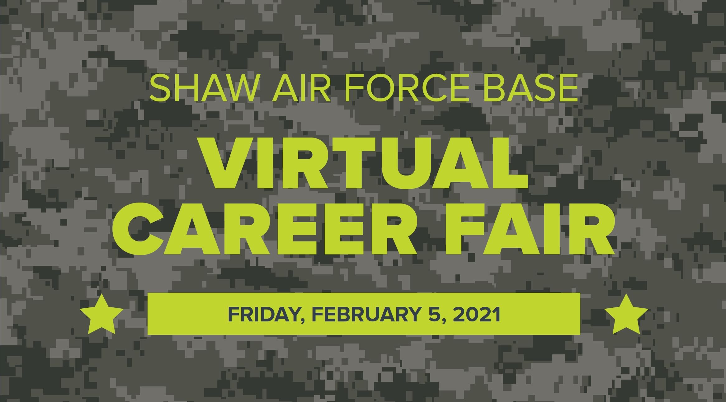 Virtual Career Fair for Shaw Air Force Base and the SC Military Community SC Future Makers