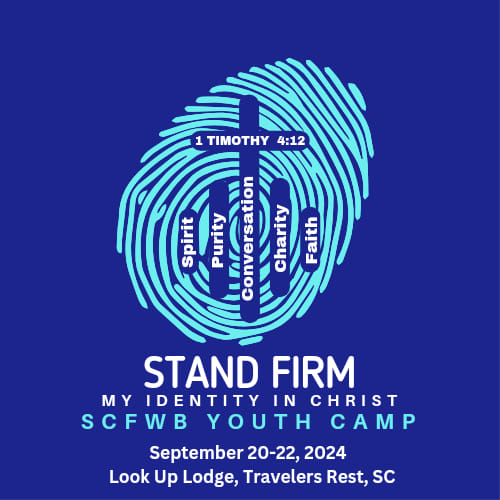 SCFWB Youth Camp South Carolina Free Will Baptist