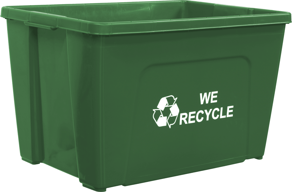 18Gallon Curbside Recycling Bins SCHAEFER Waste