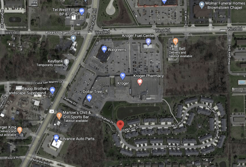 Ashley oaks aerial Schafer Development