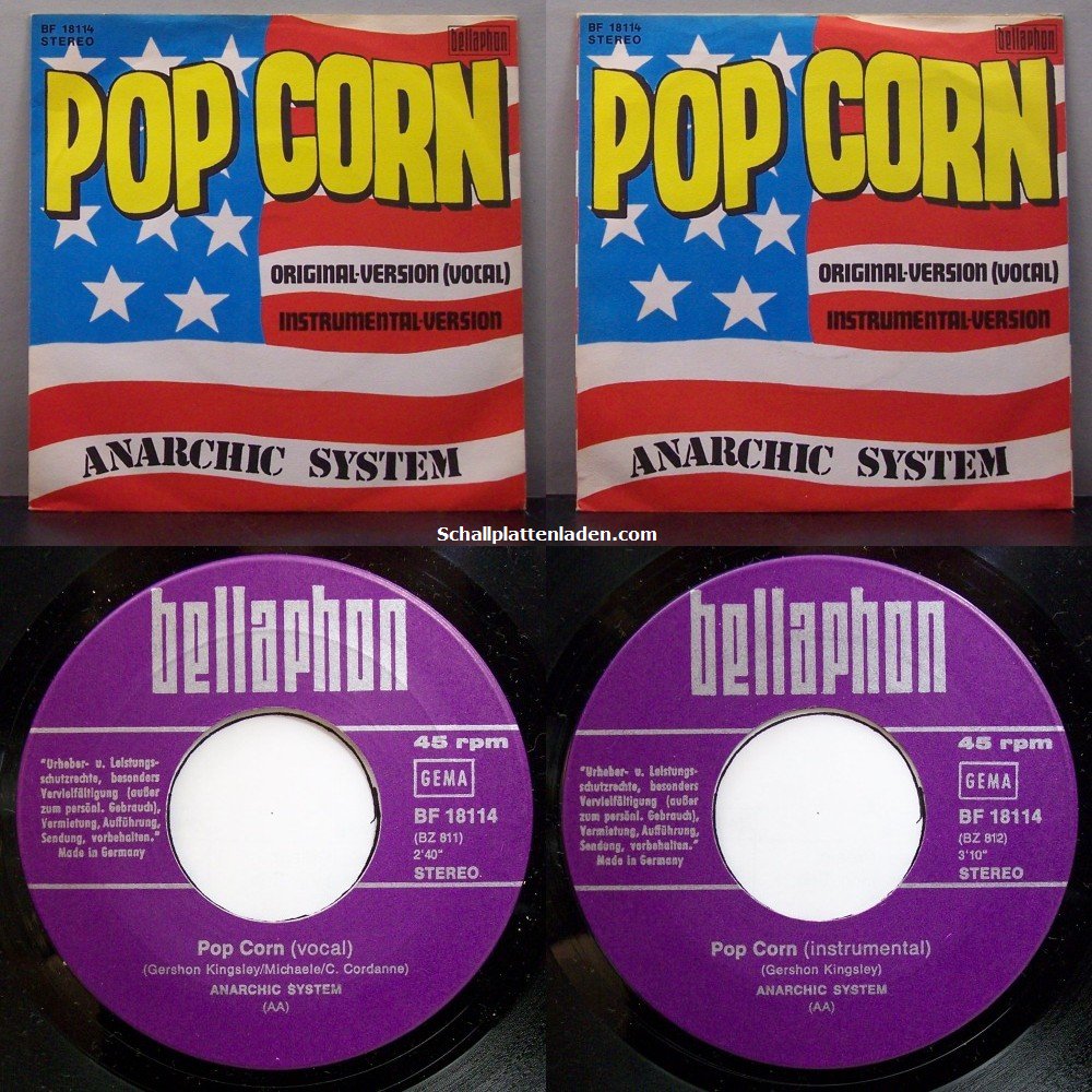 (o) Anarchic System Pop Corn (7" Single) eBay