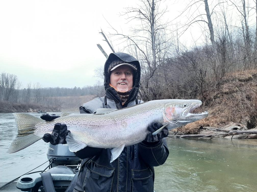 Big Manistee River Spring Steelhead Fishing Schaub Outfitters