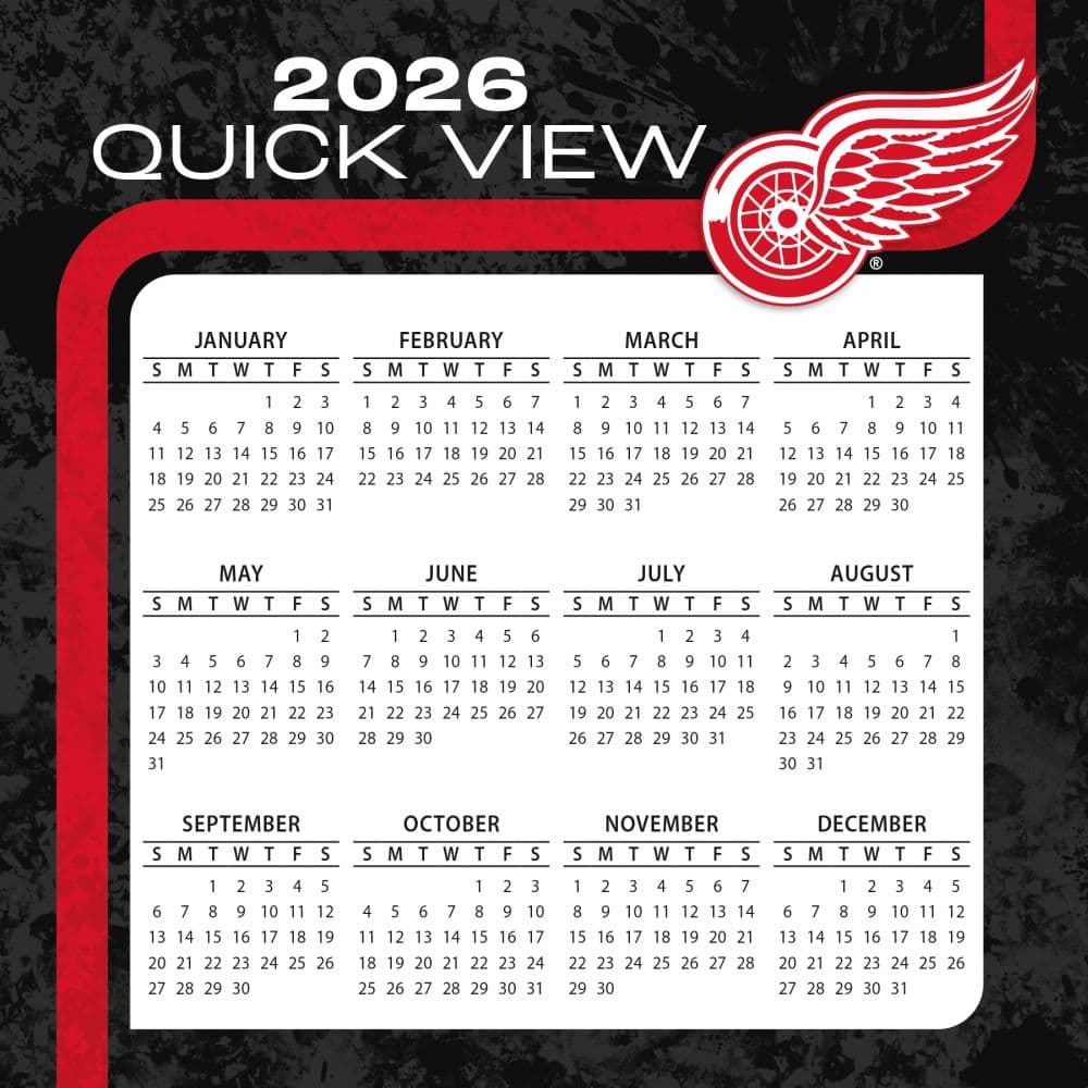 detroit red wings schedule 2026