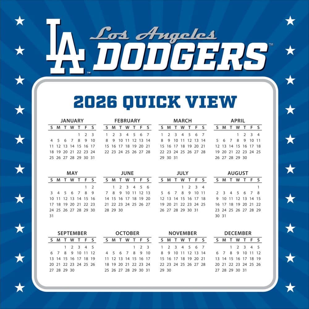 los angeles dodgers 2026 schedule