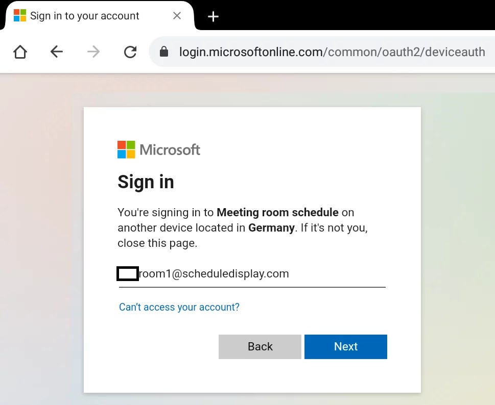 Connect Microsoft Exchange Calendar to Room Display