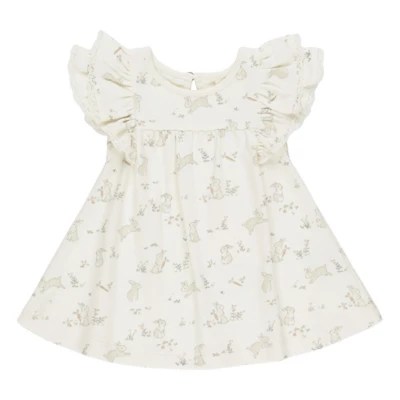Girls' Quincy Mae Flutter Bunnies Babydoll Dress