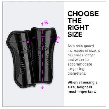 Adidas Soccer Shin Guards Size Chart | SCHEELS.com
