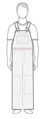 Carhartt Men's Bib Overalls & Coveralls Size Chart | SCHEELS.com