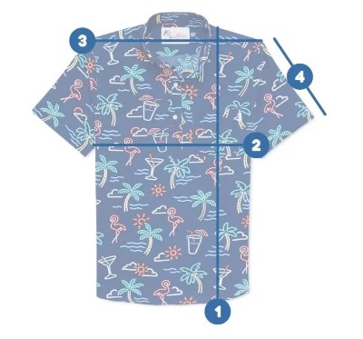 Chubbies Men's Tops Size Chart | SCHEELS.com