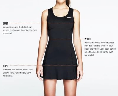 Nike Women's Dresses Size Chart | SCHEELS.com