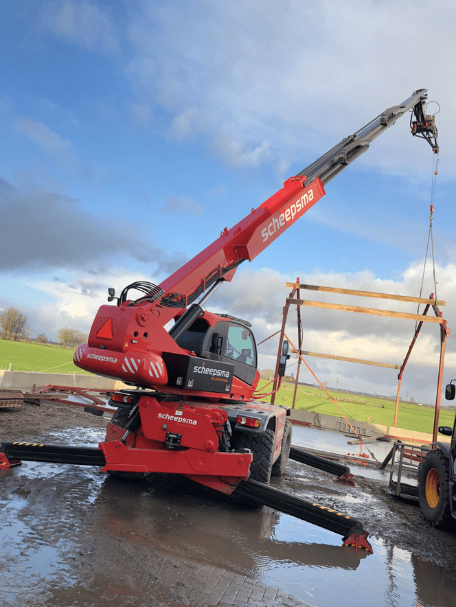 Verreiker verhuur Friesland Scheepsma Logistiek Friesland