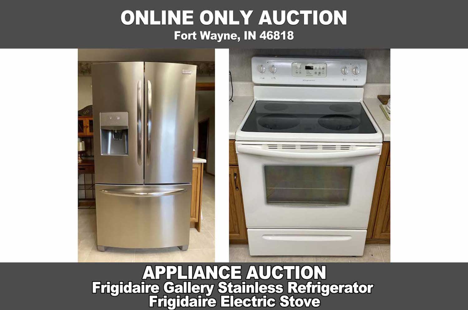 ONLINE ONLY Appliance Auction_Wandering Way, Fort Wayne, IN, 46818