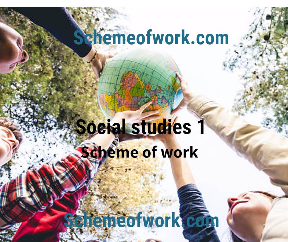 Social Studies Scheme of Work for JSS1 Federal