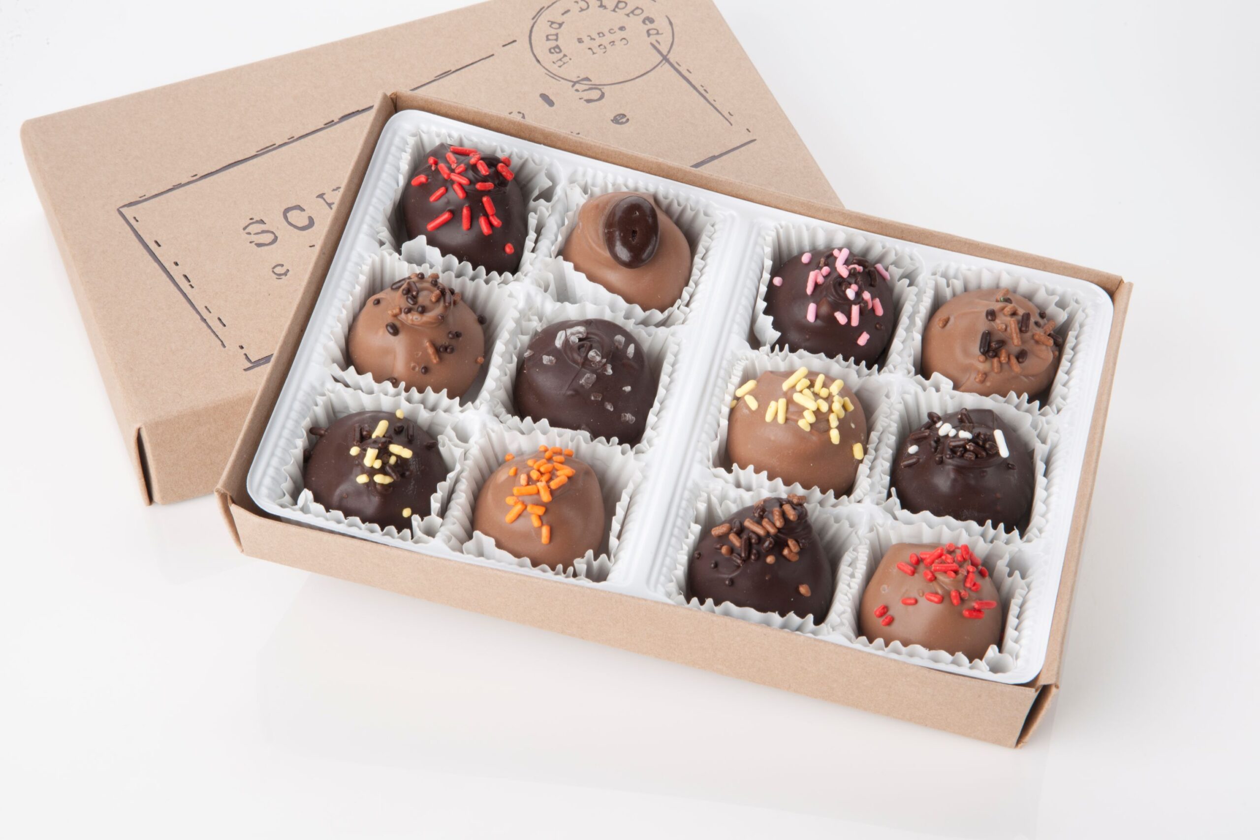 Assorted Truffle Box Scheurer's Chocolate