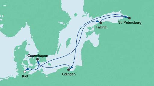 AIDAbella aktuelle Position + Webcam live verfolgen