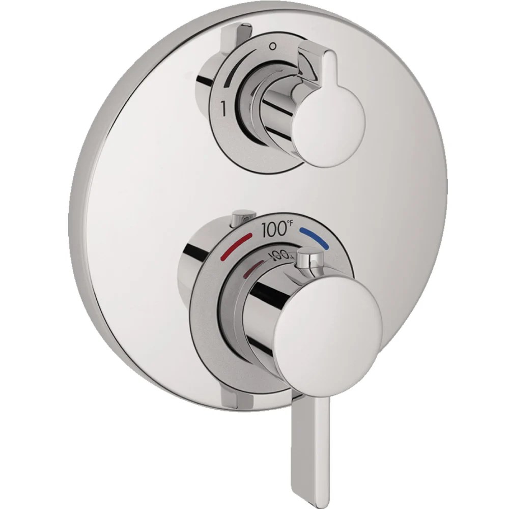 Hansgrohe Ecostat S Thermostatic Trim with Volume Control Chrome