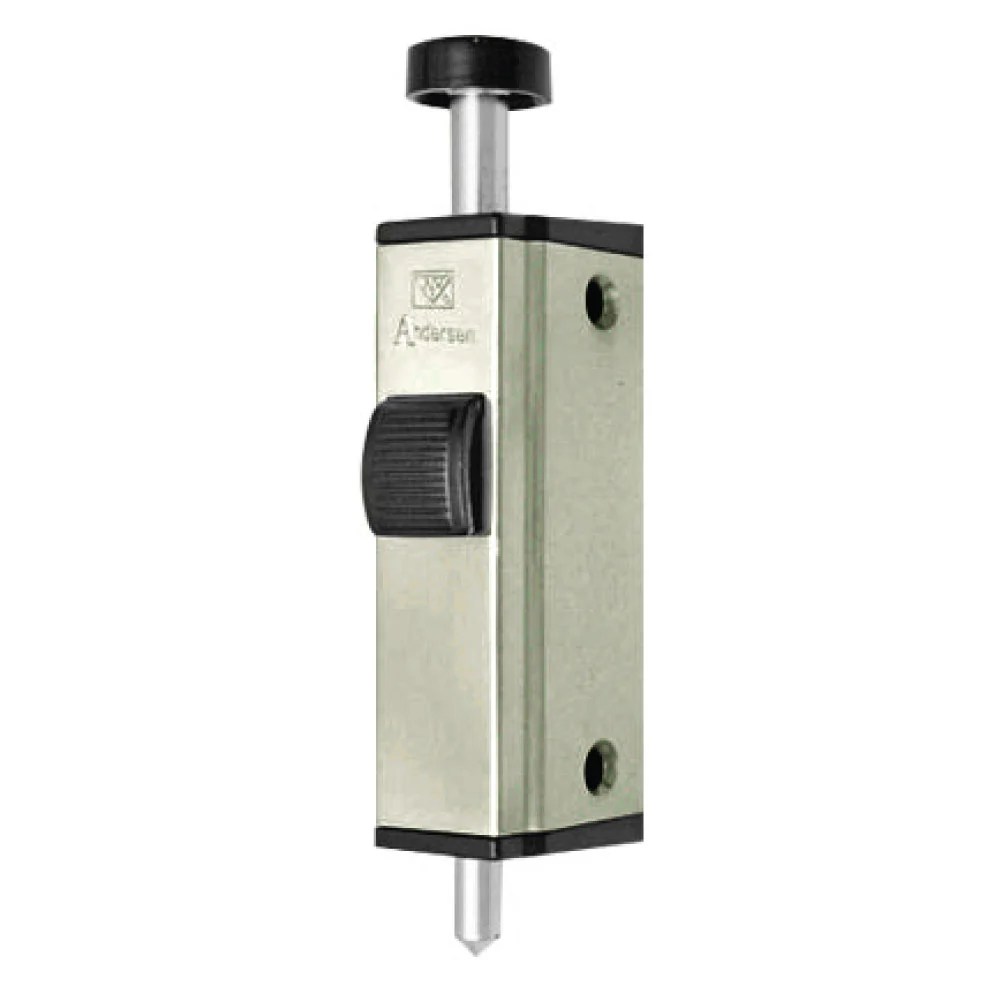 Andersen Gliding Patio Door Auxiliary Foot Lock Satin Nickel Schillings