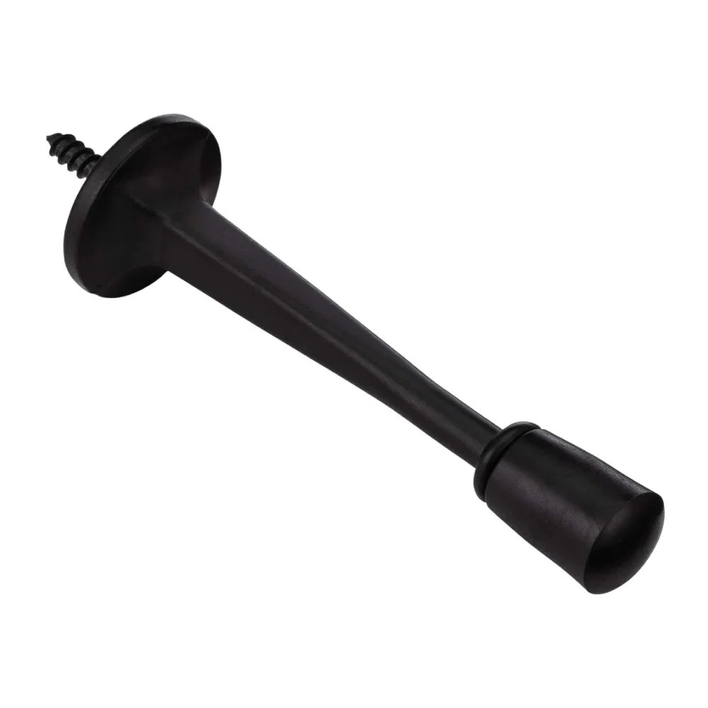 Harney 31/8″ Cast Door Stop Matte Black Schillings