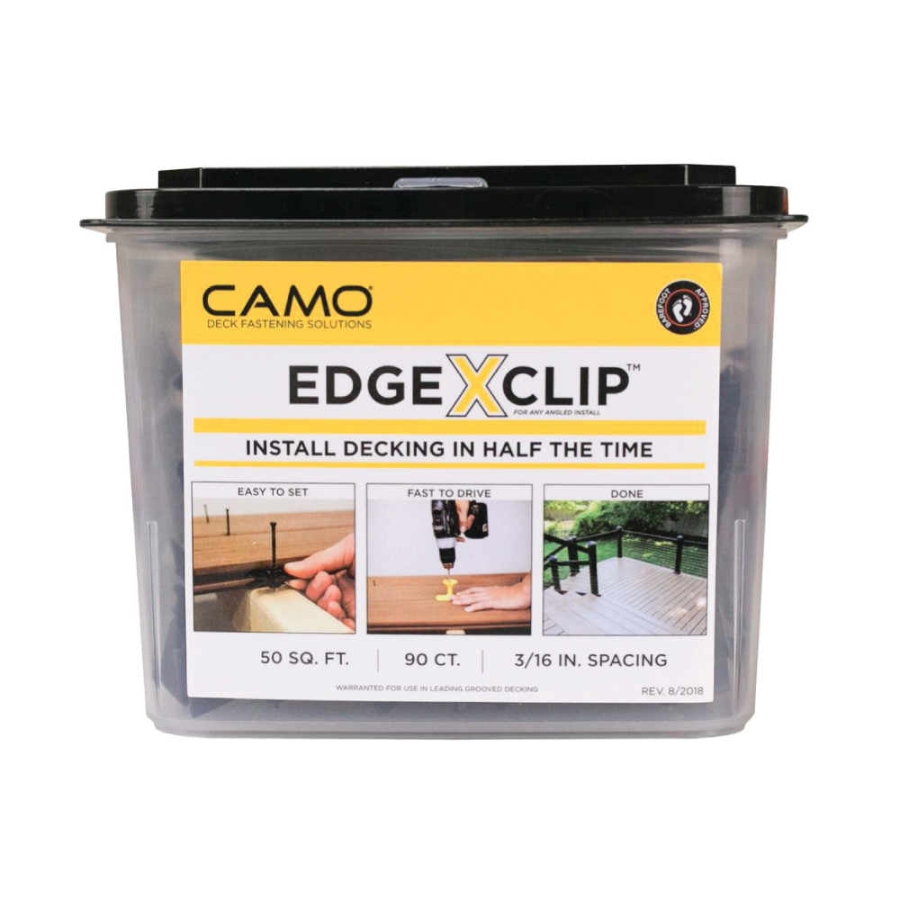 CAMO EdgeXClip Hidden Deck Fasteners (90 Count) Schillings