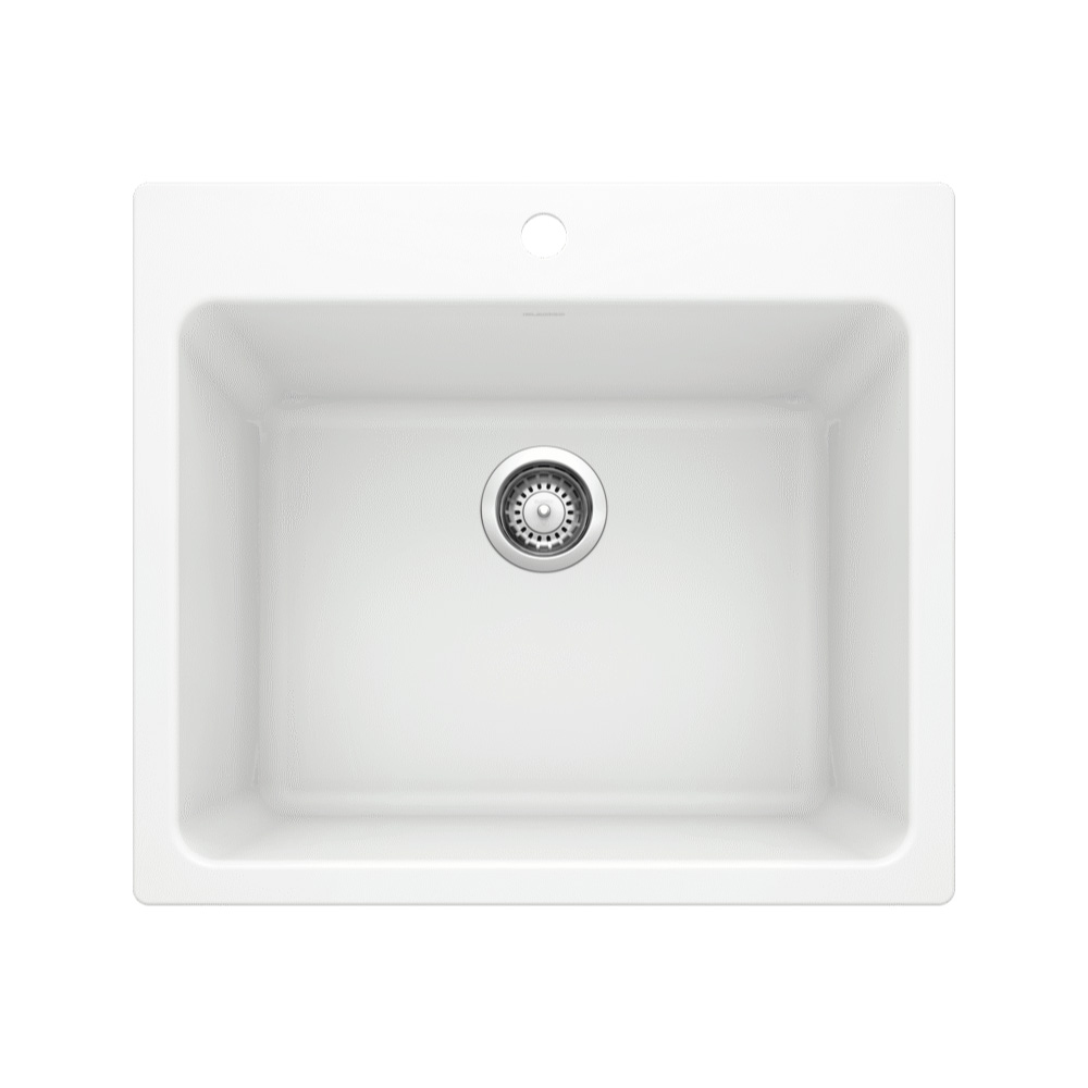 Diamond Super Single Bowl Silgranit Sink - Truffle - Schillings