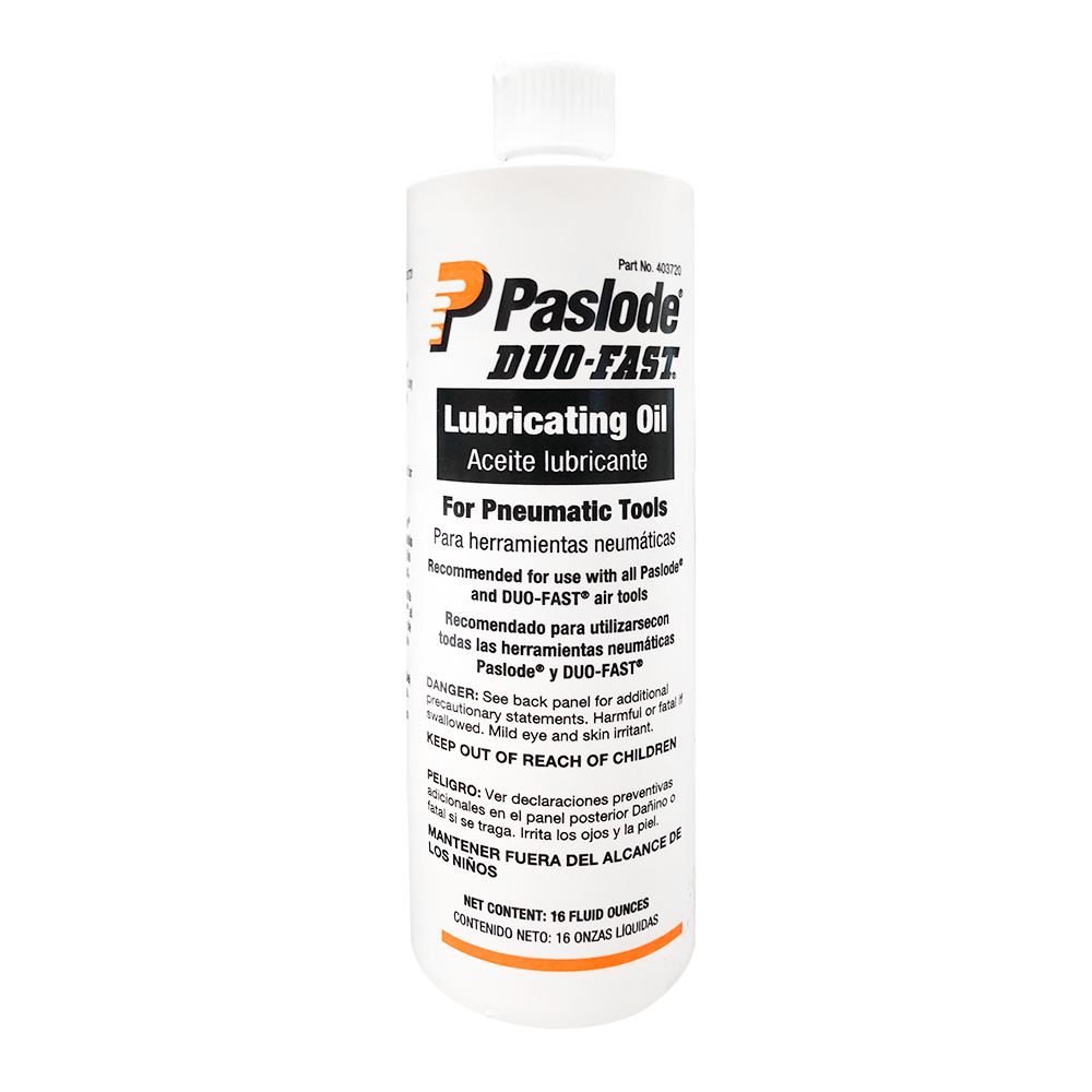 Paslode DuoFast Pneumatic Nail Gun Oil 16 oz. Schillings