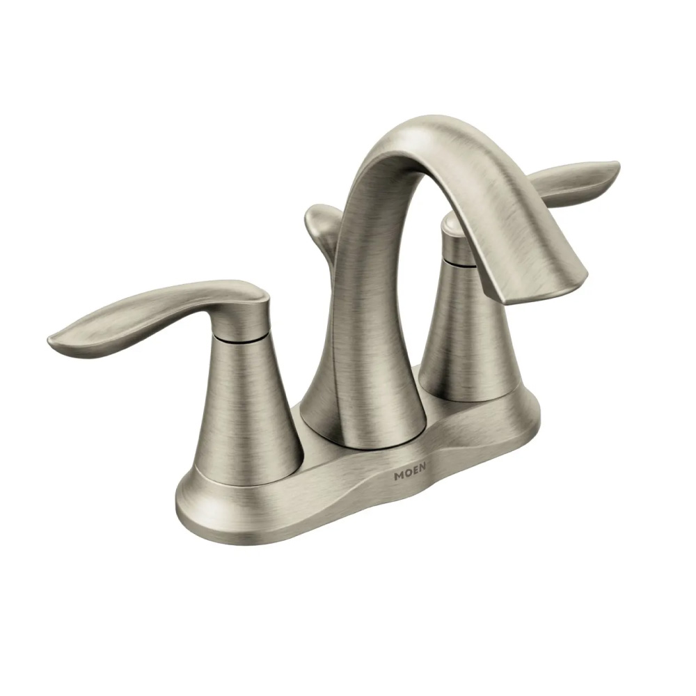 Moen Eva Two Handle Bathroom Faucet Brushed Nickel Schillings