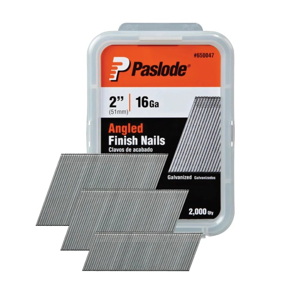 Paslode 2" 16ga Angled Galvanized Finish Nails (2000ct) Schillings