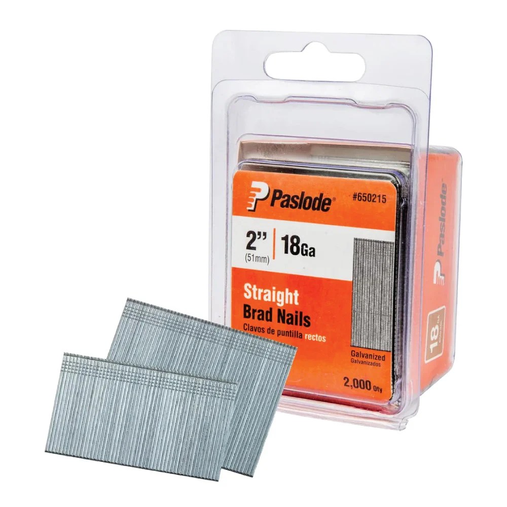 Paslode 2" 18ga Galvanized Brad Nails (2000ct) Schillings