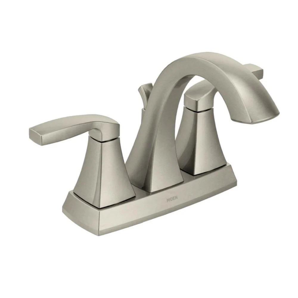 Moen Voss Two Handle Bathroom Faucet Brushed Nickel Schillings