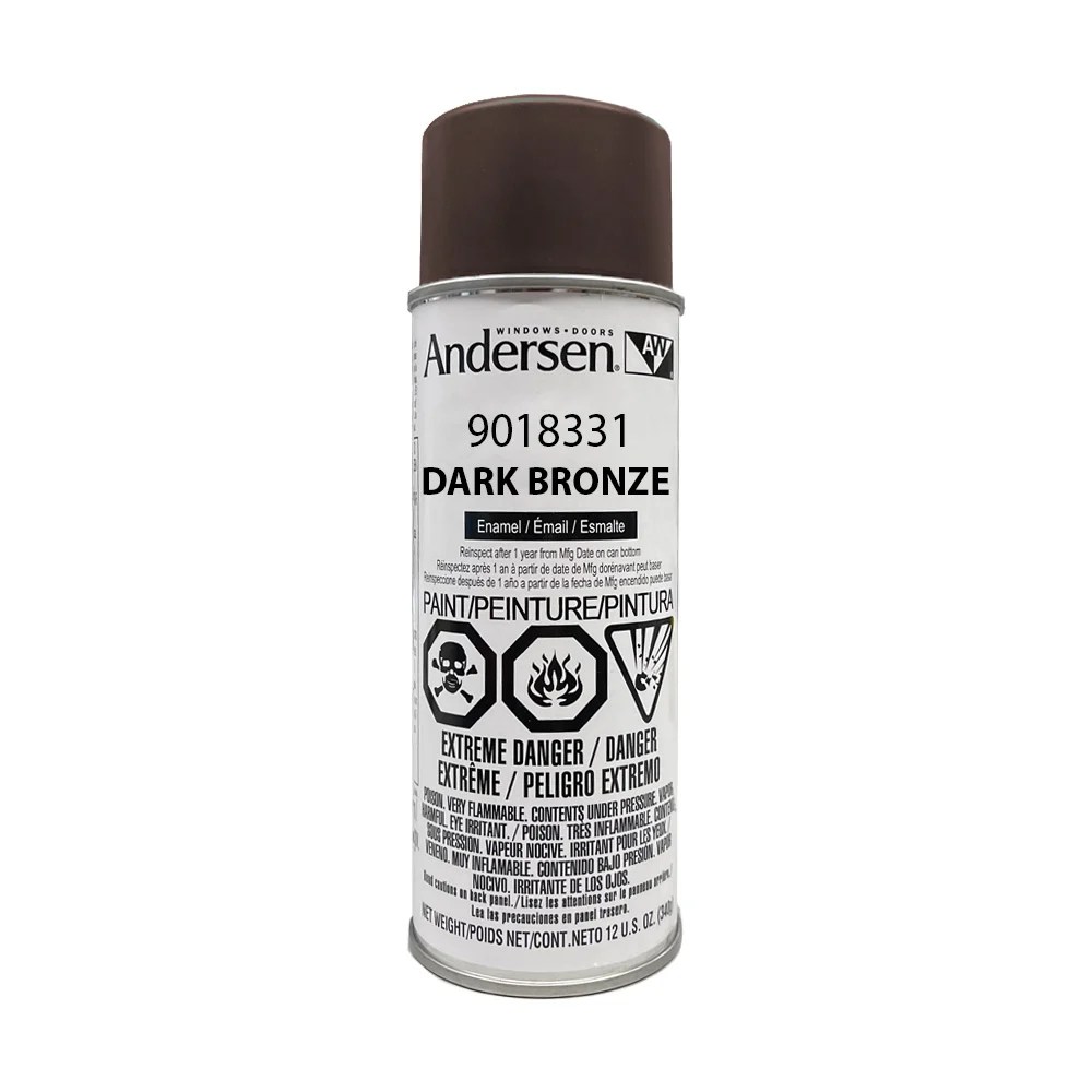 Andersen Window & Door Spray Paint Dark Bronze Schillings