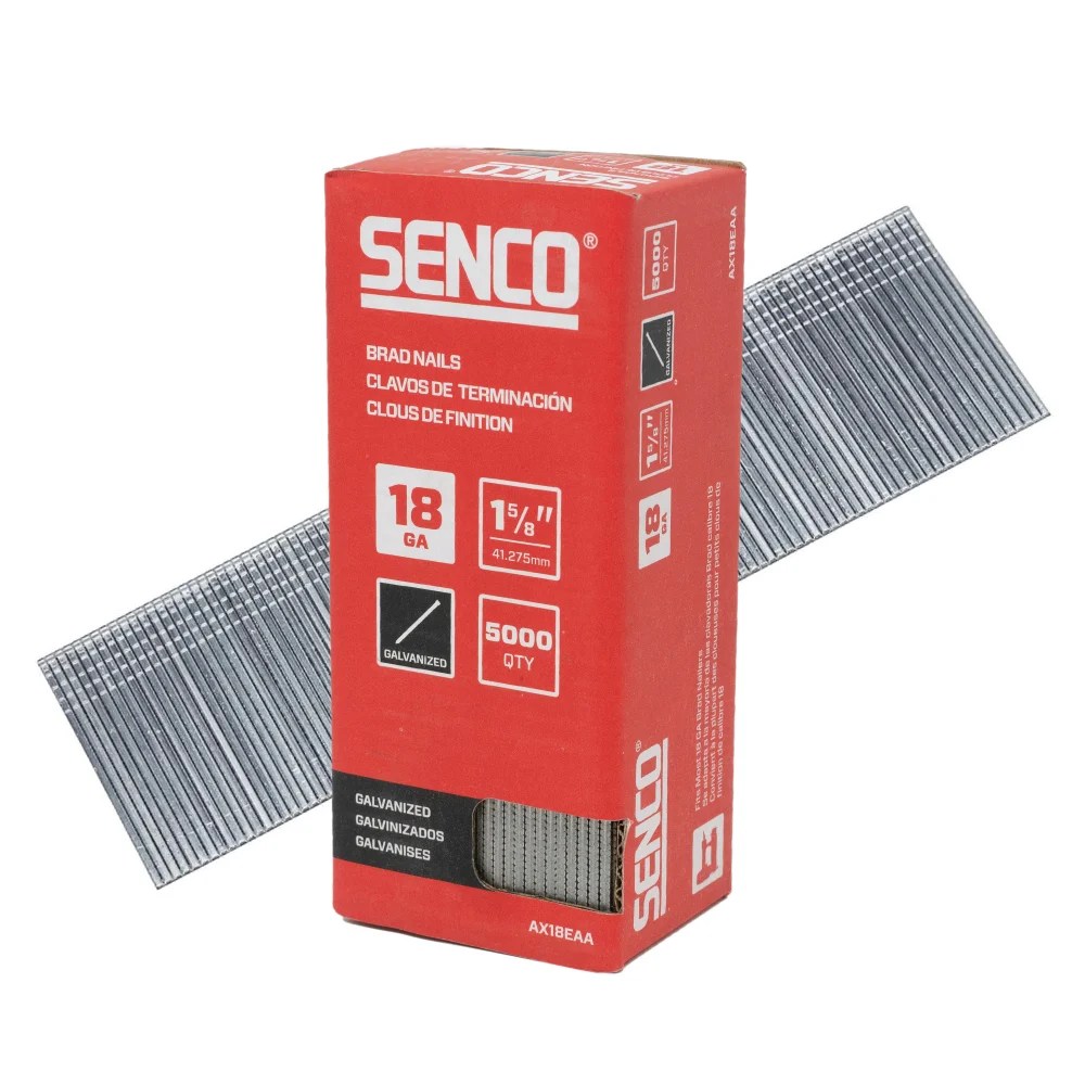 Senco 1 5/8" 18Ga Galvanized Brad Nail (5000ct) Schillings