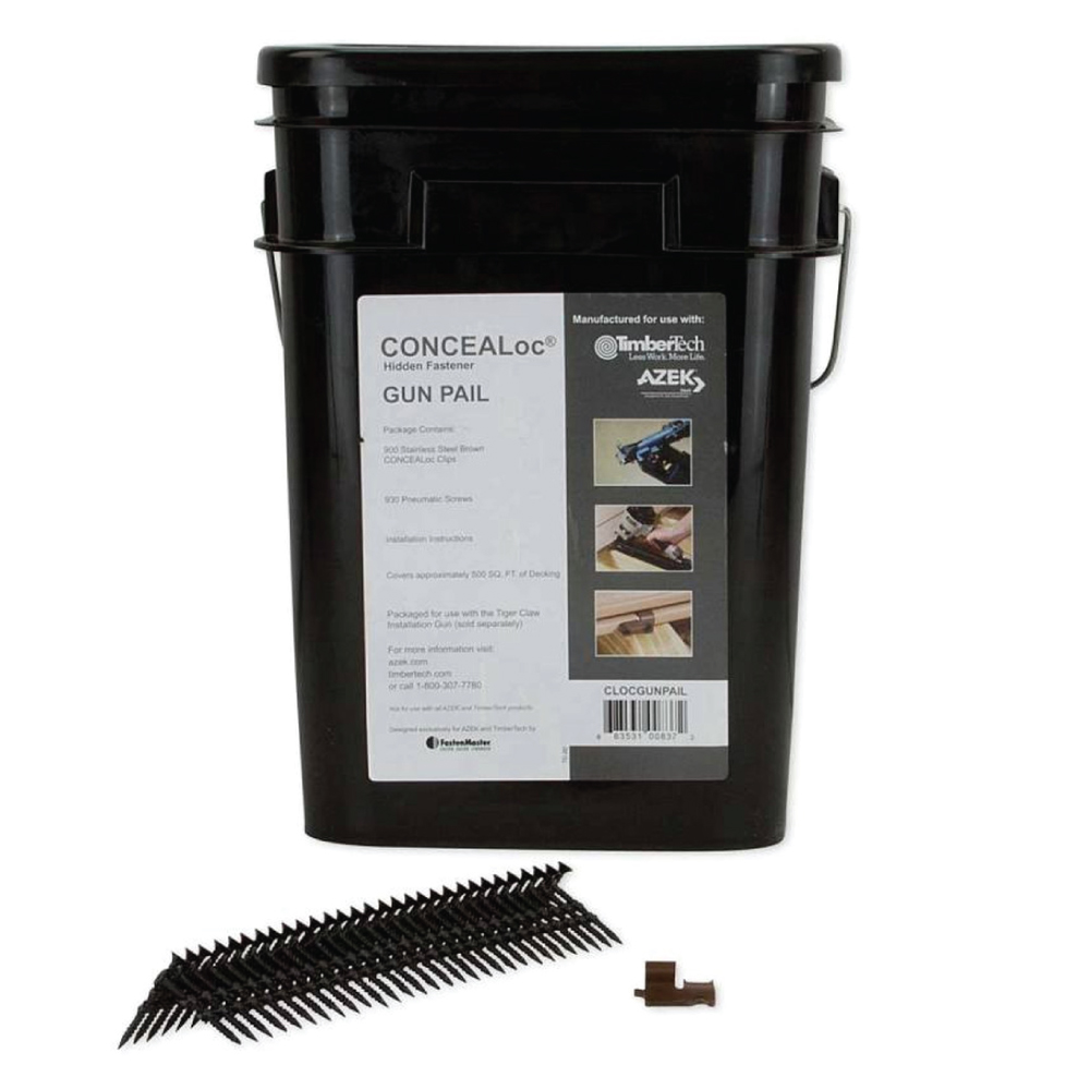 TimberTech Azek CONCEALoc Hidden Fasteners (500 sq/ft) Schillings