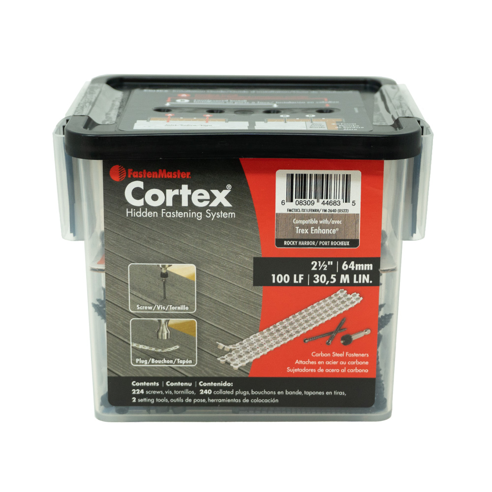 Fastenmaster Collated Cortex Hidden Plug Fasteners for Trex Decking