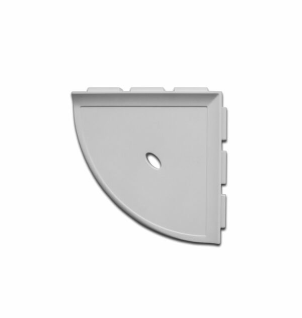 8" Shower Corner Shelf Gray Schillings