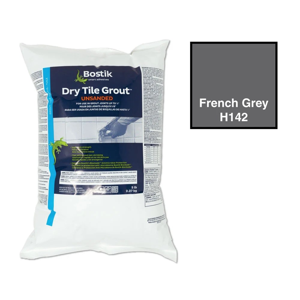 Bostik Dry Unsanded Grout 5 lbs French Gray H142 Schillings