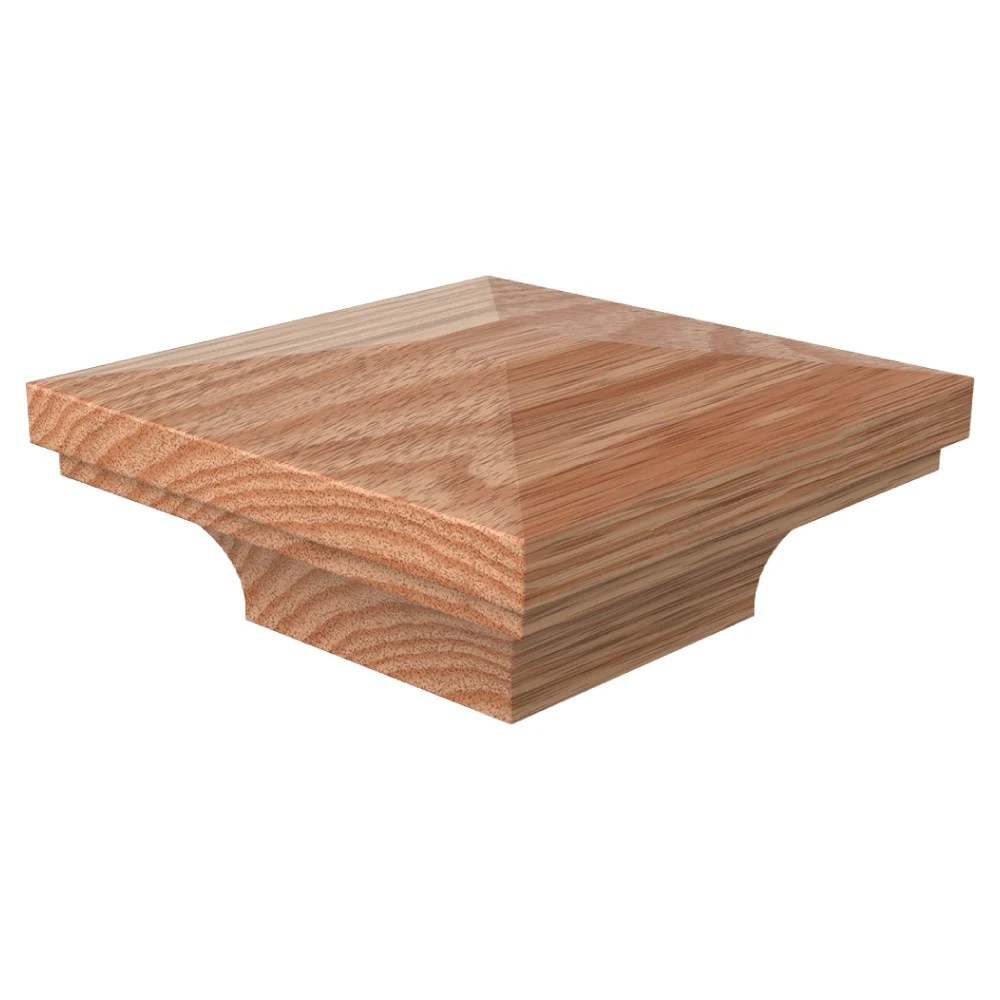 Oak Newel Post Cap Schillings